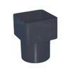 Anthracite Grey Square to Round Downpipe Adaptor Connector, Freeflow Systems