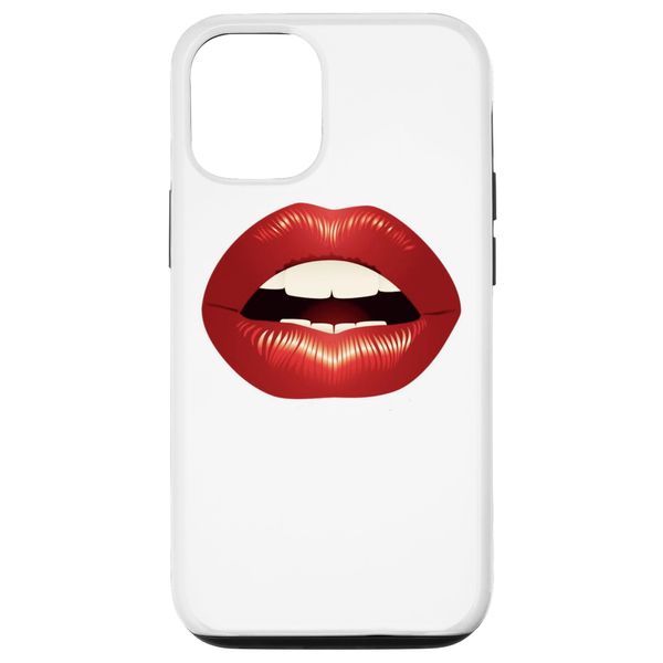 iPhone 14 Red Lips Lipstick Kiss Case