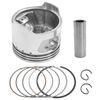 VIKKSAER 47mm Piston Ring Kit, Replacement for ATV Scooter 4 Stroke 70cc Horizontal Engine