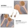 Frcolor Body Brush, Back Brush, Soft, Wood, Direct Handle, Laundry Brush, Soft, Body Wash, For Bath, Exfoliating Anti-Slip, Bath Goods, Set of 2