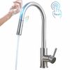OWOFAN Touch Kitchen Faucets with Pull Down Sprayer Single Hole Deck Mount Tap
