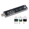 NFHK B/M-key NGFF M2 SSD to USB 3.0 External PCBA Conveter Adapter Card Flash Disk Type