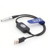 12V USB to 2 Pin Power Adapter Cable for Eonvic Small HD TeradekBoltPro