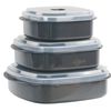 Reston Lloyd Microwave Storage, Adjustable Vent on Lids Cookware Set, Multiple Sizes, Gray