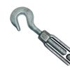 3/4" x 6" Turnbuckle HOOK EYE Pulley Galvanized Drop Forge 3000 Lb Capacity 4Pcs