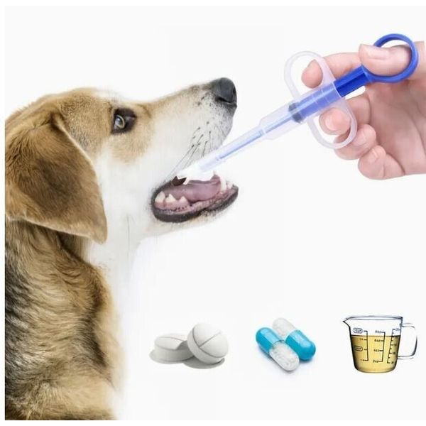 Pet Pill & Medicine Dispenser Syringe For Cats & Dogs, Pet Medicine Feeder