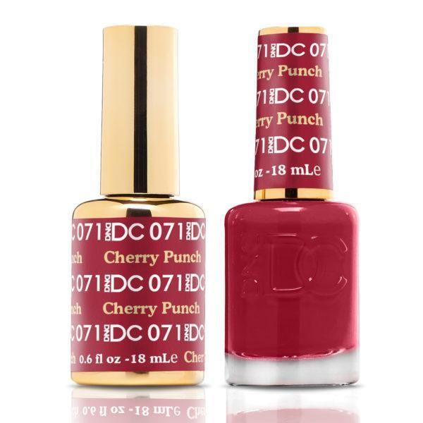 DND DC DUO Matching Gel & Lacquer 0.5 floz/15mL #071 - Cherry Punch