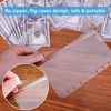 12PCS A6 Binder Pockets No Zipper 6-Hole Cash Stuffing Envelopes Planner Inserts