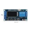 DiGiYes Time Delay Relay Controller Module DC 5V 6-30V 1 Channel 0.01s-9999mins Adjustable Delay-Off Cycle Timer Switch Control Board with LCD Display Support Micro USB 5V Input