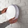 LED Ceiling & Wall Light White Bulkhead CCT Emergency IP65 Weatherproof Colour Changeable