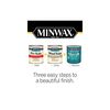 1/2 pt Minwax 25555 Clear Polycrylic Water-Based Protective Finish Gloss