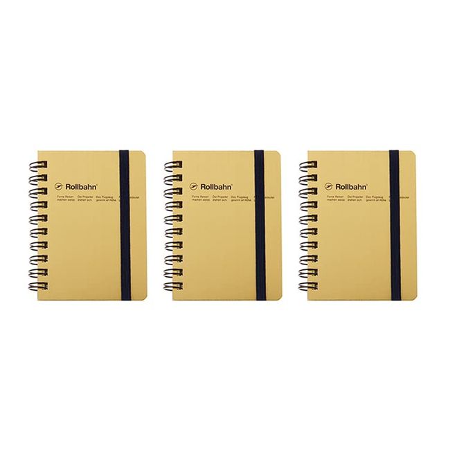 Delphonics Rolburn Memo with Pocket, Metallic Mini (Gold)