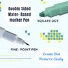 SUN-Star Stationery S4541790 Water-Based Pen Marker, Dot & Pen, B Pattern
