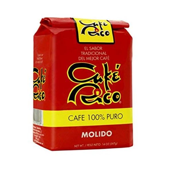 Cafe Rico Ground Regular Puerto Rican Coffee, 14 Ounce Bag (2 Pack)