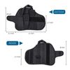 Drop Leg Holster Molle Airsoft Holster Thigh Pistol Gun Holster Tactical Adjustable Right Handed Carlebben (Black)