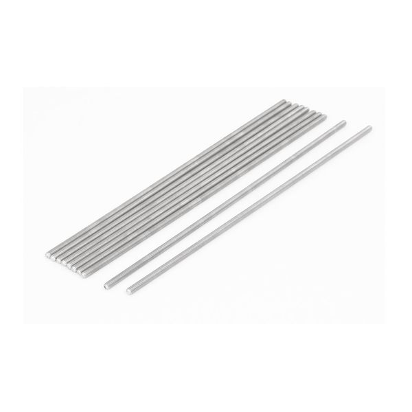 uxcell a16071500ux0035 M3 x 150mm 0.5mm Pitch 304 Stainless Steel Fully Threaded Rods Fasteners (Pack of 10)