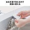Elecom KBR-018WH Cleaning Brush, Easy Storage, Dustpan with Magnet, Cool White