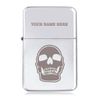 Notts Laser Skull Design - Personalised STAR Windproof Petrol Lighter