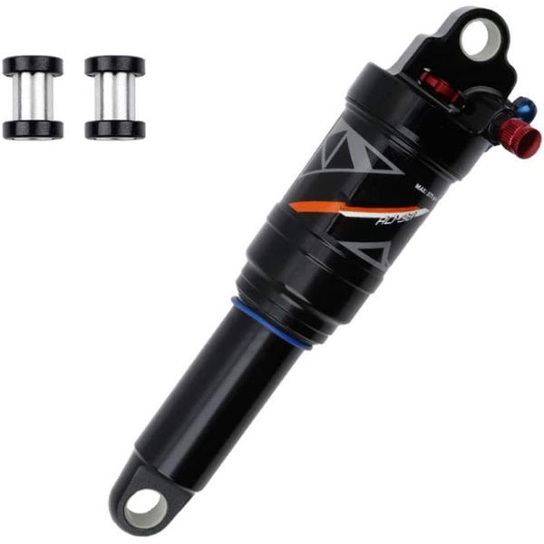 splumzer Mountainbike Stoßdämpfer Absorber Air Rear Shock - Rebound/Lock Out/Luftdruck einstellbar (Manuelle Sperrung, 210MM)