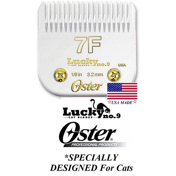 Oster Lucky No 9 CAT 7F Blade*Fit A5,A6,PRO 3000i,VOLT,AGC,AG,AGR,KM Clippers