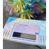 AGD Easter Spring Decor - Lighted Pink Yellow Green Blue Tinsel Garland 10ft