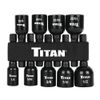 Titan 9-Pc Magnetic Nut Driver Set - SAE #TI-16298