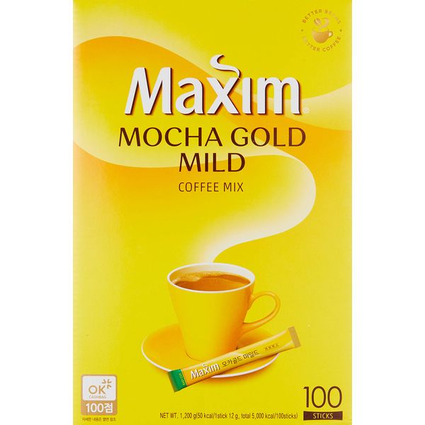 Maxim Mocha Gold Mild Coffee Mix - 100pks