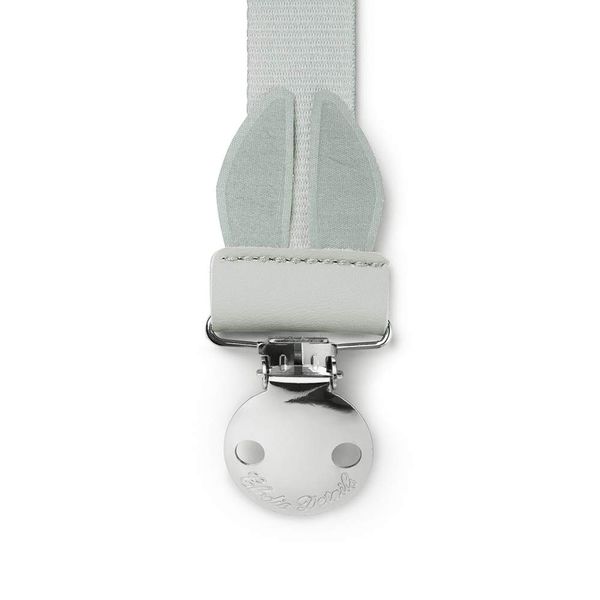 Elodie Details Schnullerkette 2er Pack, aus Stoff und Edelstahl Clip, für Baby Junge und Mädchen, Universal Silikonring, Passend für Alle Schnuller - Sunrise Blue/Mineral Green