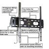 VideoSecu Mounts Flat Panel Screen Tilt TV Wall Mount for LCD LED Plasma TV with VESA up to 400x400 1FE