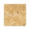 Gold (Yellow) Travertine 4 X 4 Field Tile, Tumbled