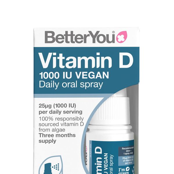 BetterYou Vitamin D 1000 IU Vegan Oral Spray - Liquid Vitamin Supplement - Vitamin Spray for Daily Vitamin D - Easy Alternative to Pills - 0.5 oz