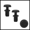 Hihaha 30pcs 4mm Black Plastic Car Rivets Push Type Panel Retainer Clip for Car Durable Material