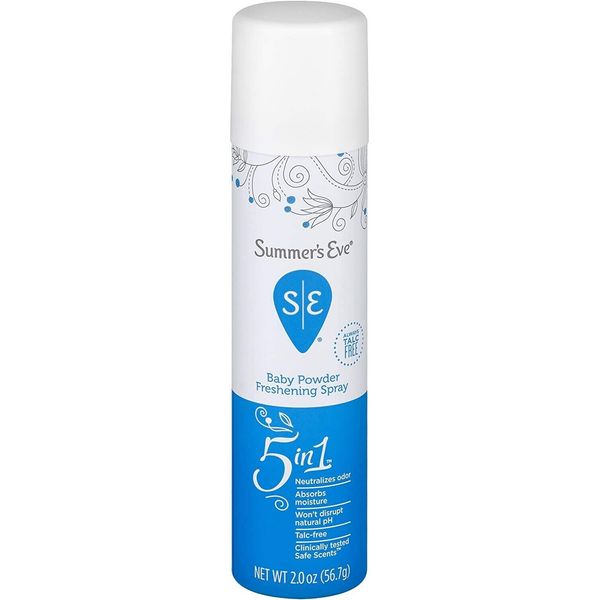 1 Summer's Eve! Baby Powder 2oz Feminine Deodorant Spray