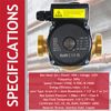 SPARES2GO Circulator Pump compatible with Grundfos UPS 15-50N Hot Water System