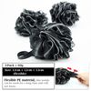 Easymoo Bath Loofahs Sponge Shower Pouf Body Scrubber Mesh Pouf Bath Sponge 3 Pack
