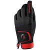 TaylorMade Rain Control Glove (Black/Red, Medium), Black/Red(Medium, Pair)