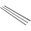 AB Tools 3pc Long Masonry Drills For Bricks Blocks Concrete Carbide Tips 400mm 8-12mm