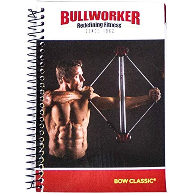 Bullworker Bow Classic Spiral Bound Instructional Manual with 90 Day Fitness Routine and Planner