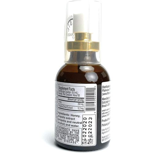 Brazilian Green Bee Propolis and Rain Forest Honey Oral Spray, 2 Bottle Pack