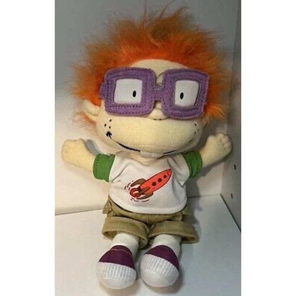 Chuckie Finster Plush Mattel Nickelodeon Rugrats Toy C Hat Rocket Cargo Shorts