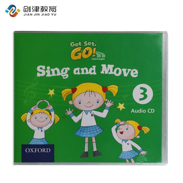 牛津大学出版社Get set go3-6岁幼儿英语sing and move Audio CD 3