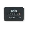 Hour Meter, Back Flange Mounting, 6 Digit