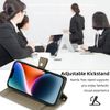 Applicable Google Pixel 8a Case Notebook Type Google Pixel 8a Shoulder Pochette Pixel 8a Smartphone Case Pixel8a Strap Length + Short 2 Pixel8a Notebook Case Mobile Case [BonwFzin] Card Storage Bag
