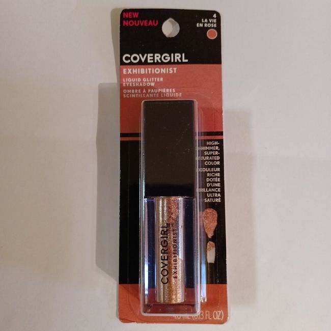 CoverGirl Exhibitionist Liquid Glitter Eyeshadow # 4 La Vie En Rose