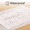 7.5"x 5.5" Clear Enclosed Packing Envelope Plain Face 1000/CS Front- Clear, Back- White (2 Cases)