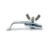 QWORK® Undermount Sink Clips, Epoxy Undermount Sink Brackets Supports for Bathroom Kitchen, 10 Pack