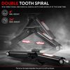 4Pcs Black 5000lb RV Trailer Stabilizer Leveling Scissor Jacks w/ Crank Handle