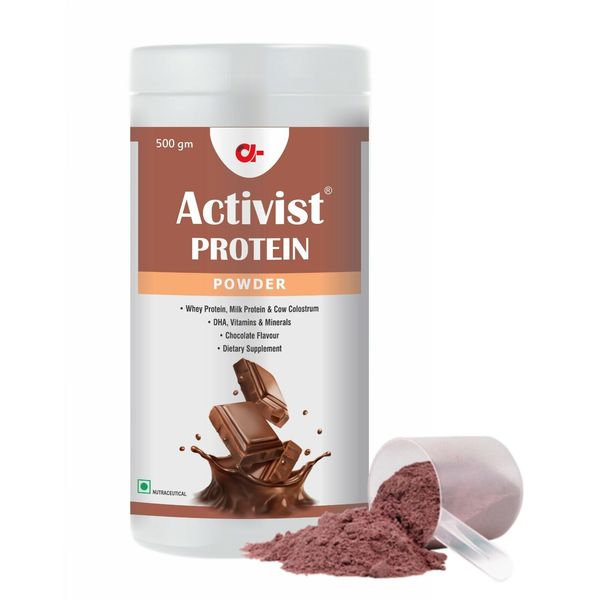 Activist  Protein helps build stamina & strength Chocolate -500 g