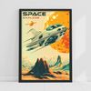 Space Wall Print - Space Explore Poster Wall Art (29.7cm x 42cm - A3)