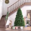 7' Artificial Christmas Tree Holiday Decoration w/ 1160 Branches & Metal Stand